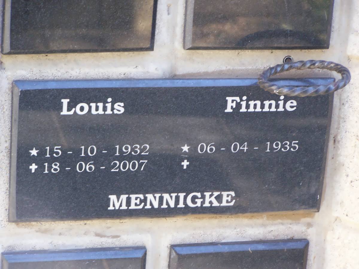 MENNIGKE Louis 1932-2007 &amp; Finnie 1935-