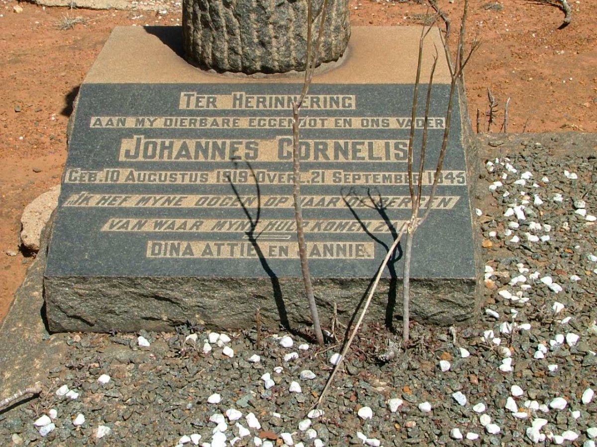 BERGEN Johannes Cornelis, van 1919-1945