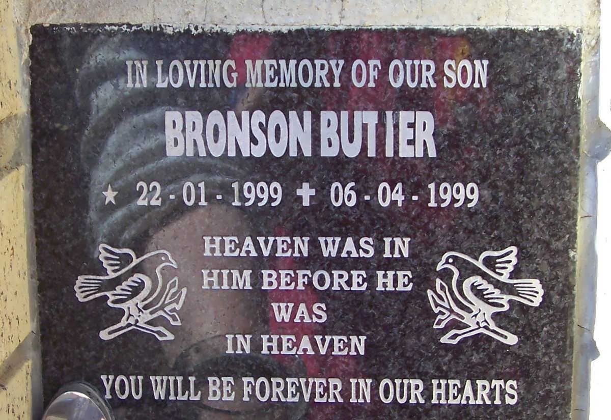 BUTLER Bronson 1999-1999