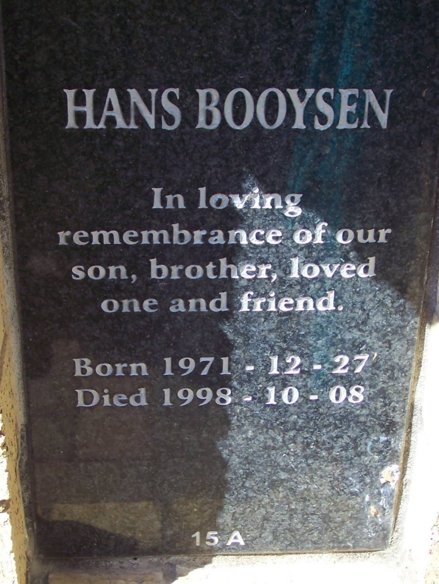 BOOYSEN Hans 1971-1998