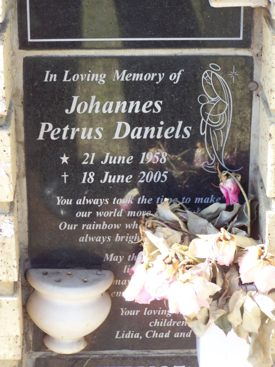DANIELS Johannes Petrus 1958-2005