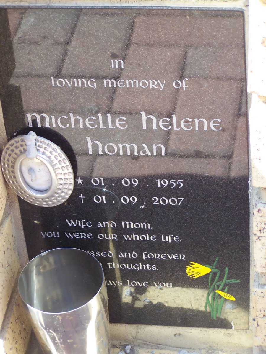 HOMAN Michelle Helene 1955-2007