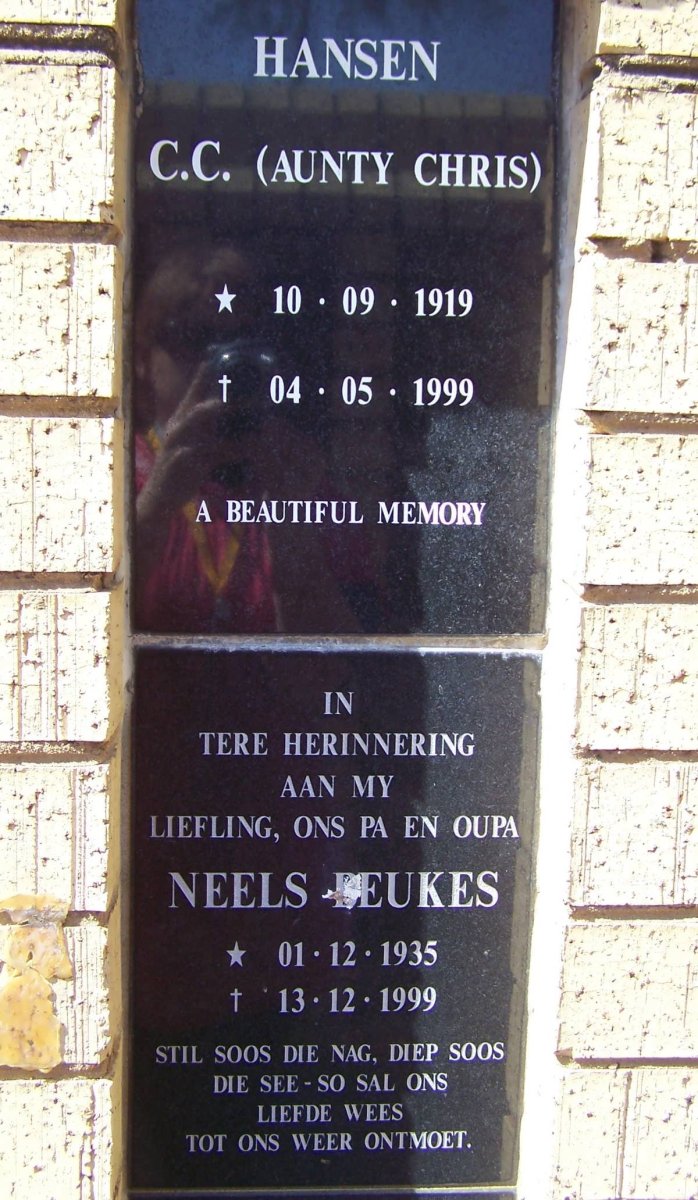HANSEN C.C. 1919-1999 :: BEUKES Neels 1935-1999