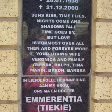 HOLBERT Gus Ramon 1936-2000 :: DU PLESSIS Emmerentia 1962-2000