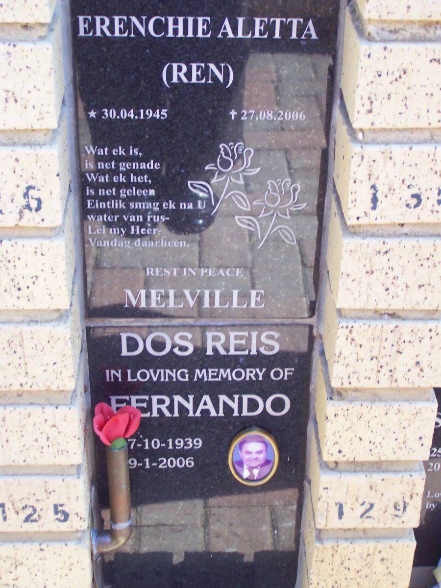 MELVILLE Erenchie 1945-2006 :: DOS REIS Fernando 1939-2006