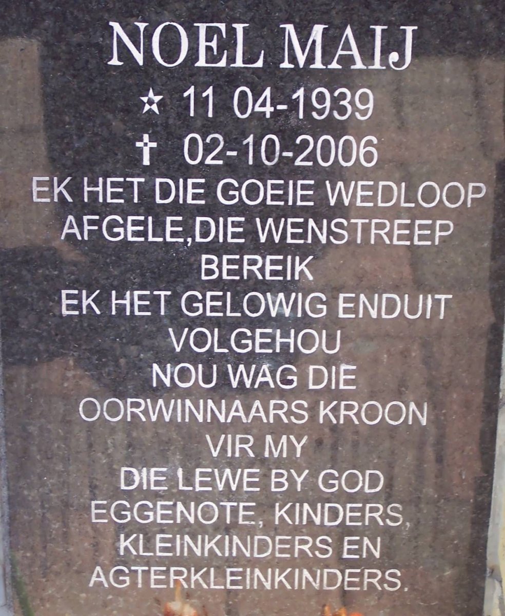 MAIJ Noel 1939-2006