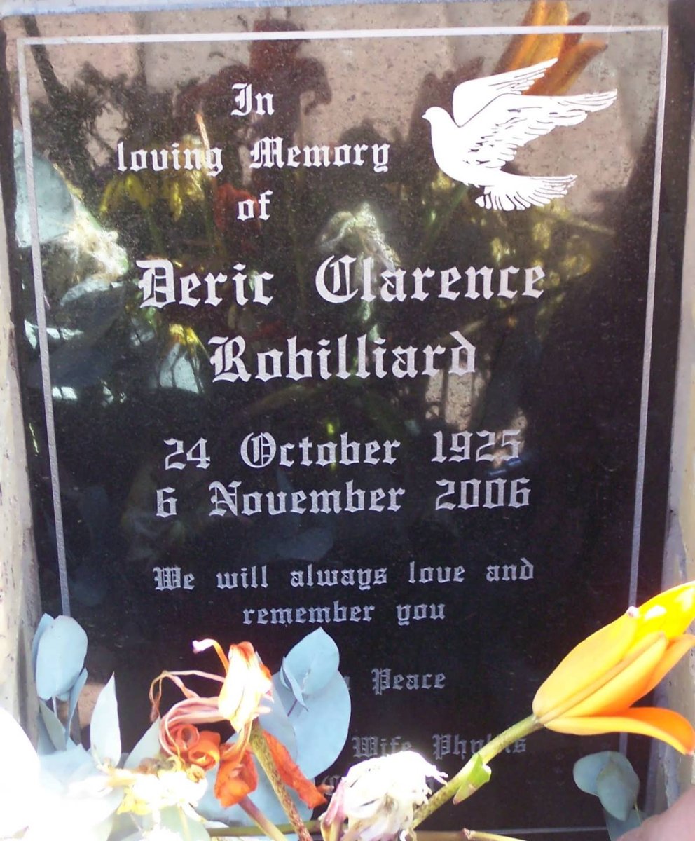 ROBILLIARD Deric Clarence 1925-2006
