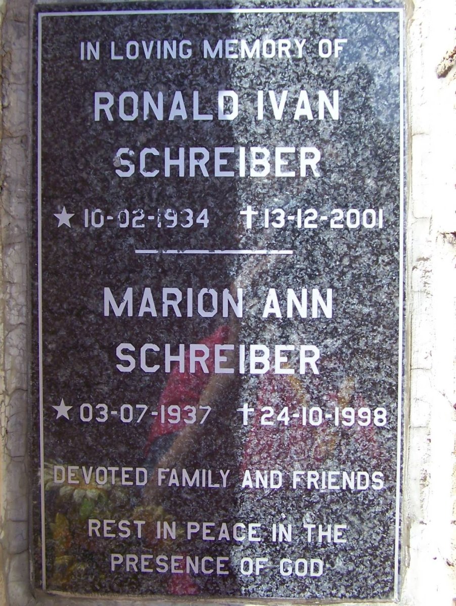 SCHREIBER Ronald Ivan 1934-2001