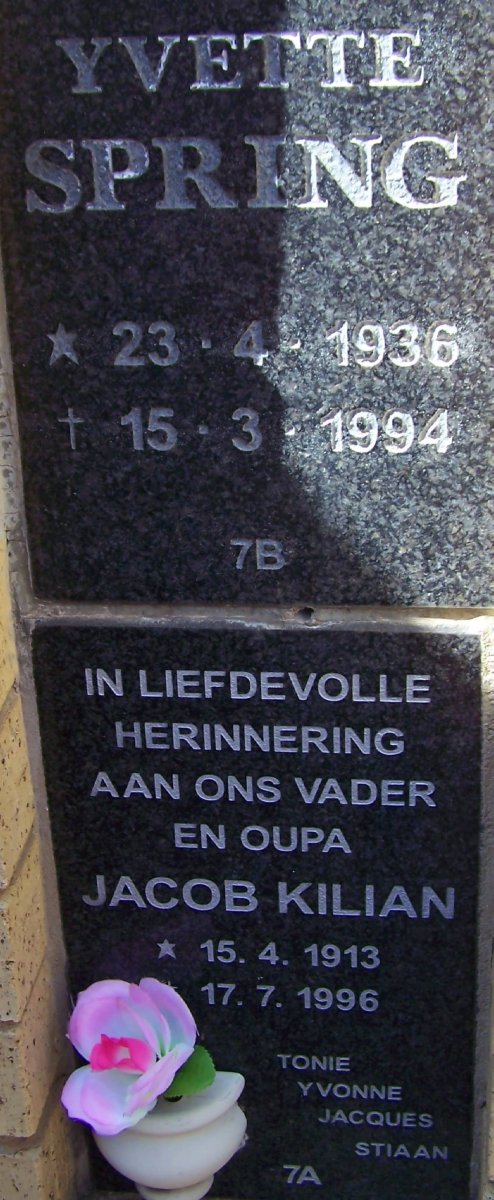 SPRING Yvette 1936-1994 :: KILIAN Jacob 1913-1996