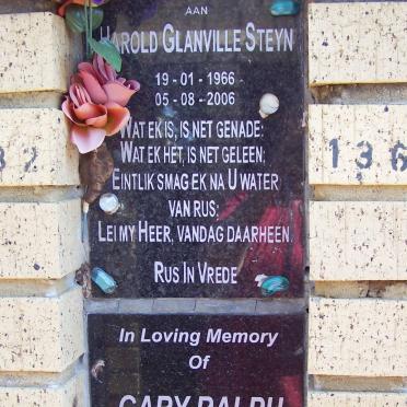 STEYN Harold Glanville 1966-2006 :: CLARKSON Gary Ralph 1972-2006