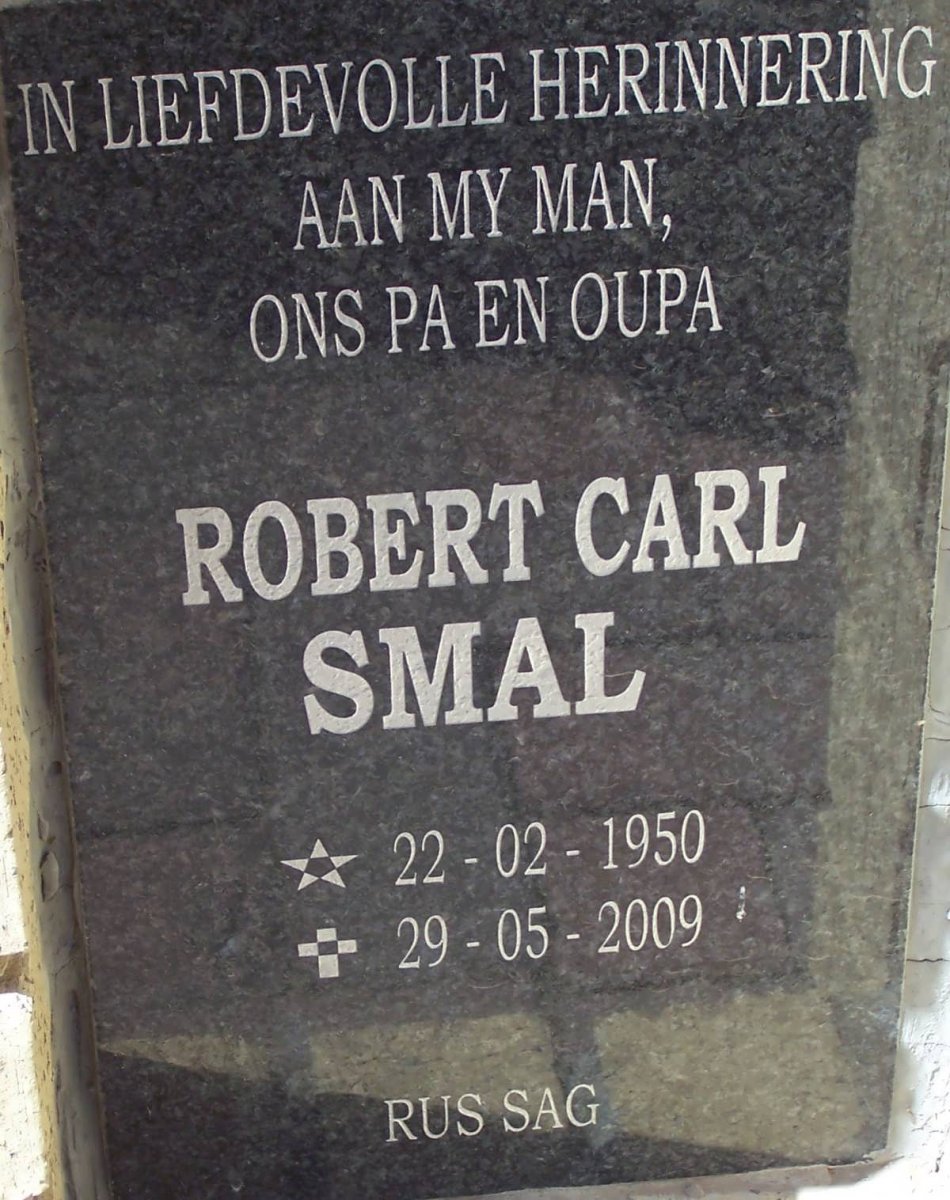 SMAL Robert Carl 1950-2009