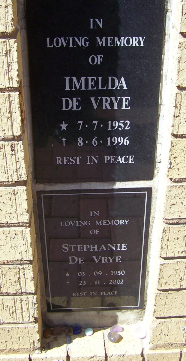 VRYE Imelda, de 1952-1996