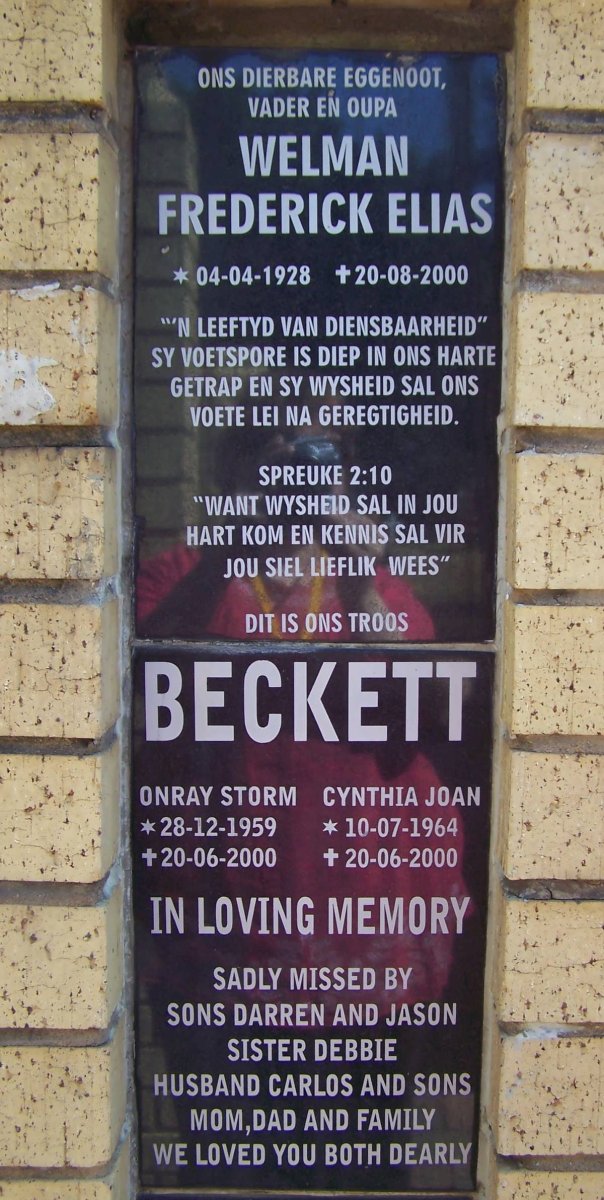 WELMAN :: BECKETT