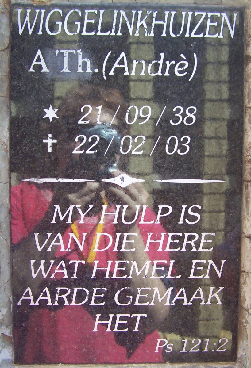 WIGGELINKHUIZEN A Th. 1928-2003