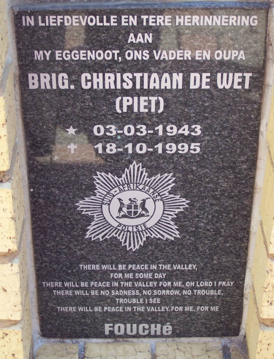 WET Christiaan, de 1943-1995