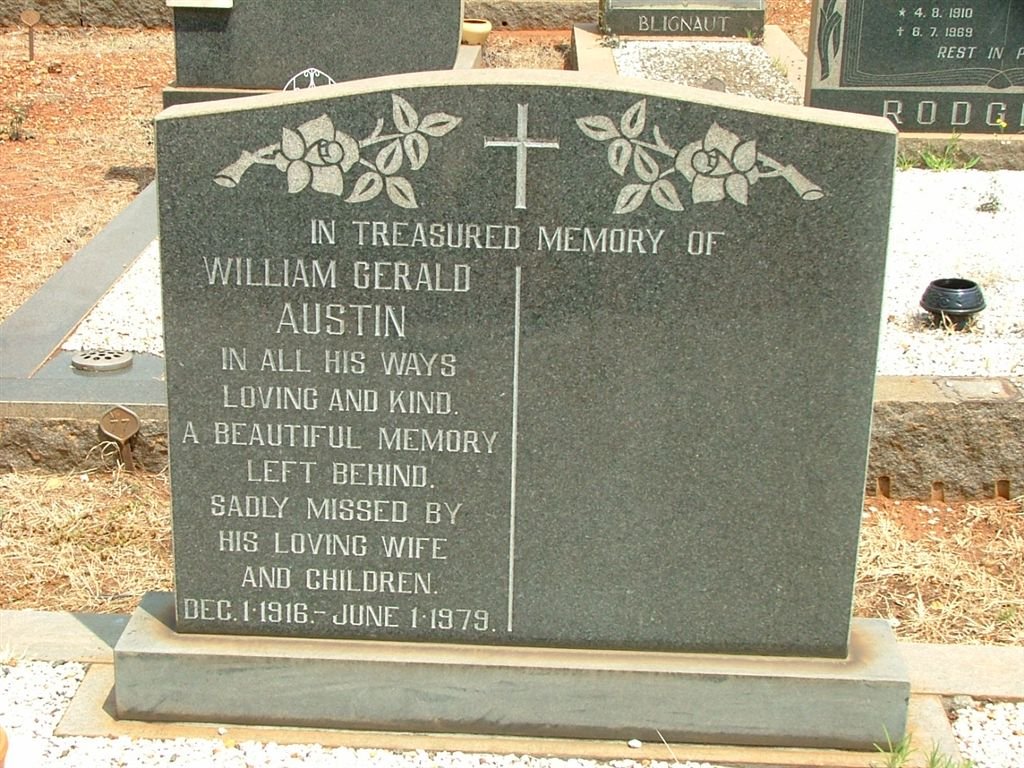 AUSTIN William Gerald 1916-1979