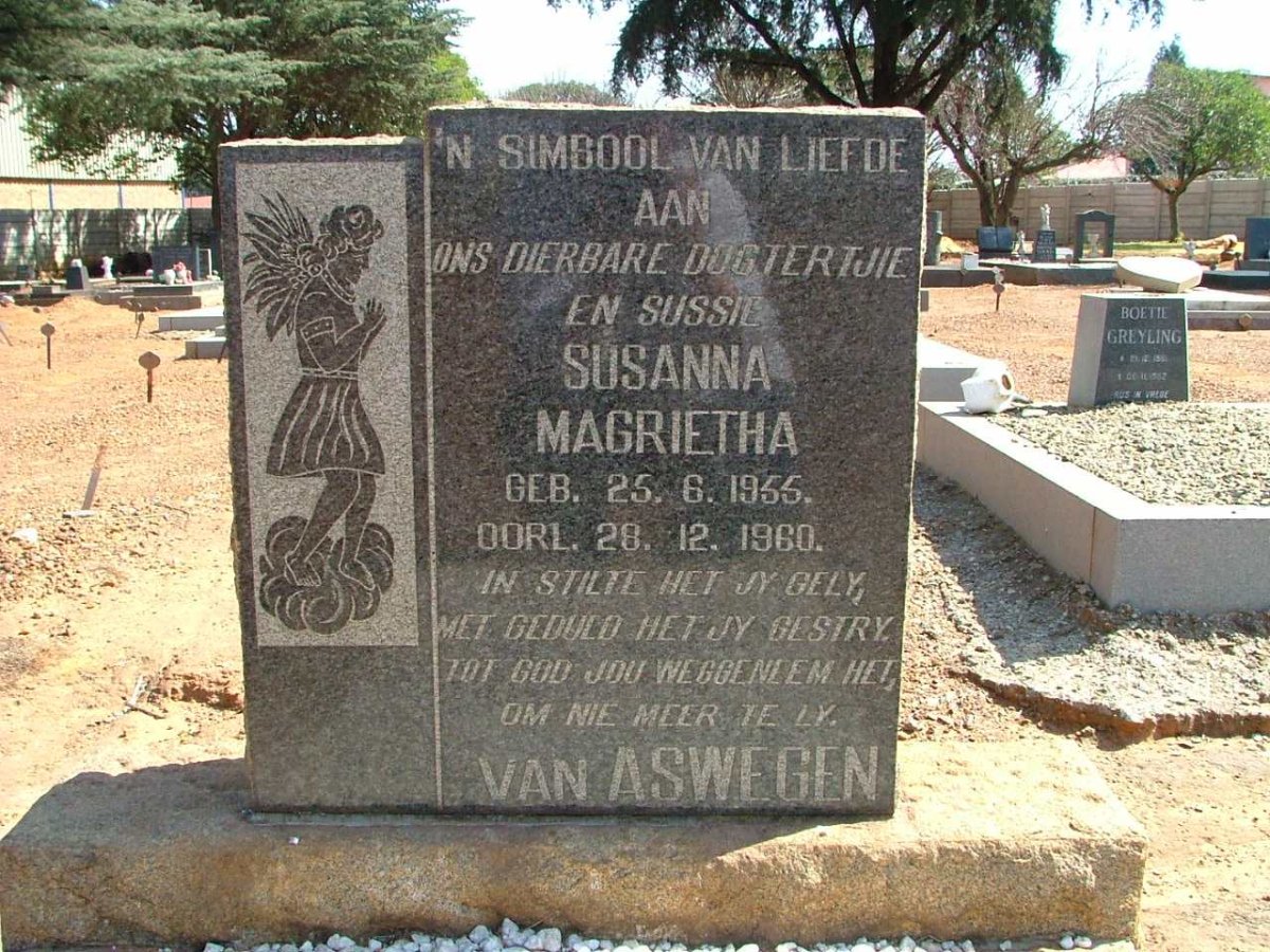 ASWEGEN Susanna Magrietha, van 1955-1960