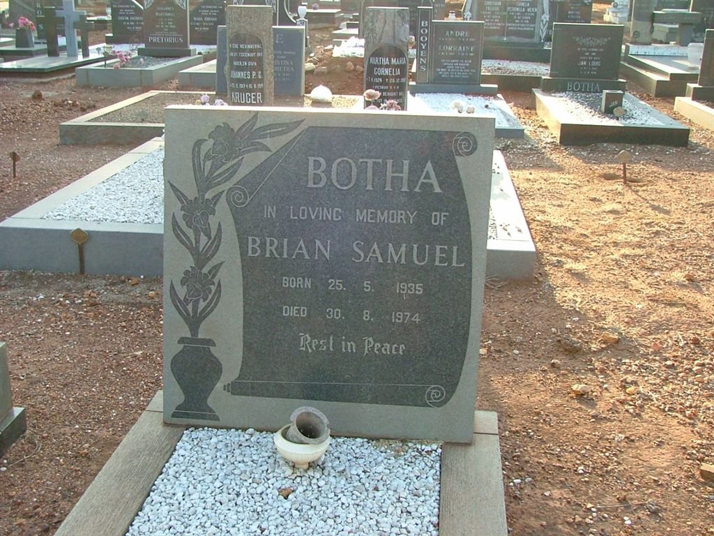 BOTHA Brian Samuel 1935-1974