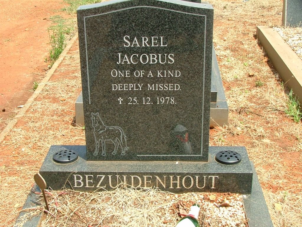 BEZUIDENHOUT Sarel Jacobus -1978