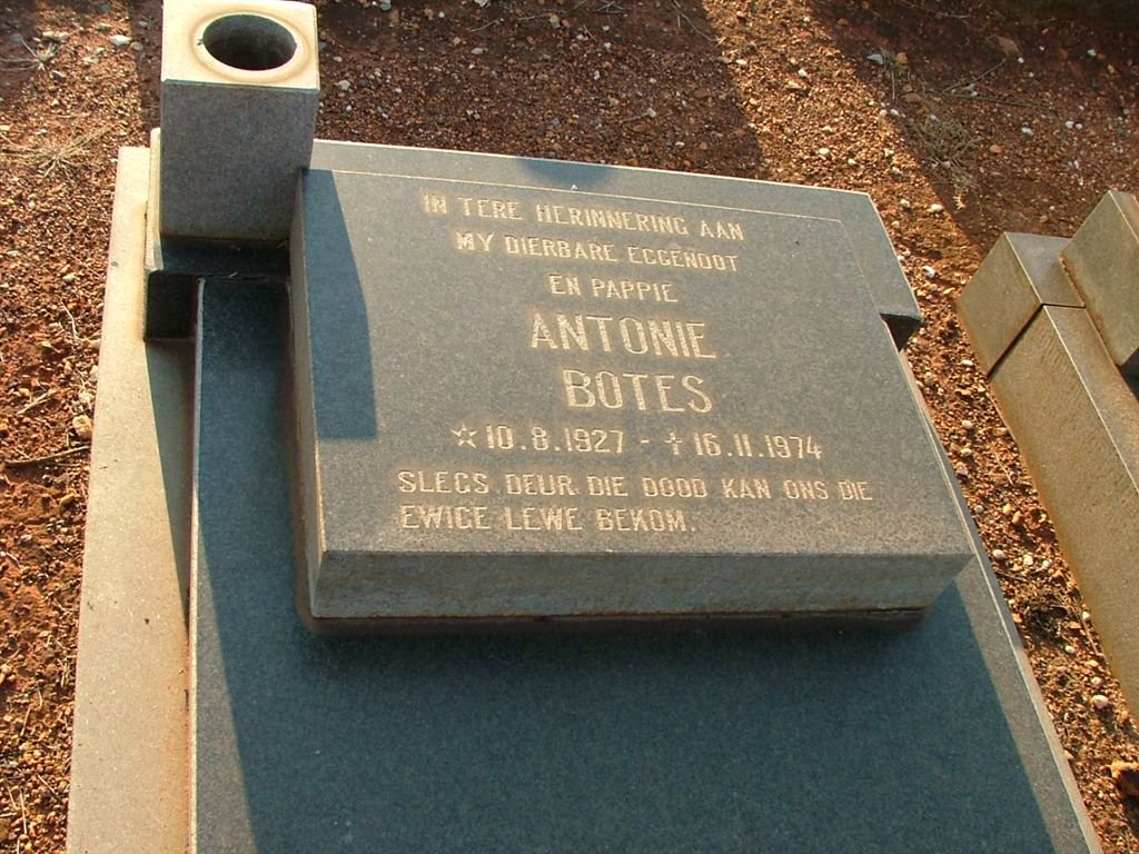 BOTES Antonie 1927-1974
