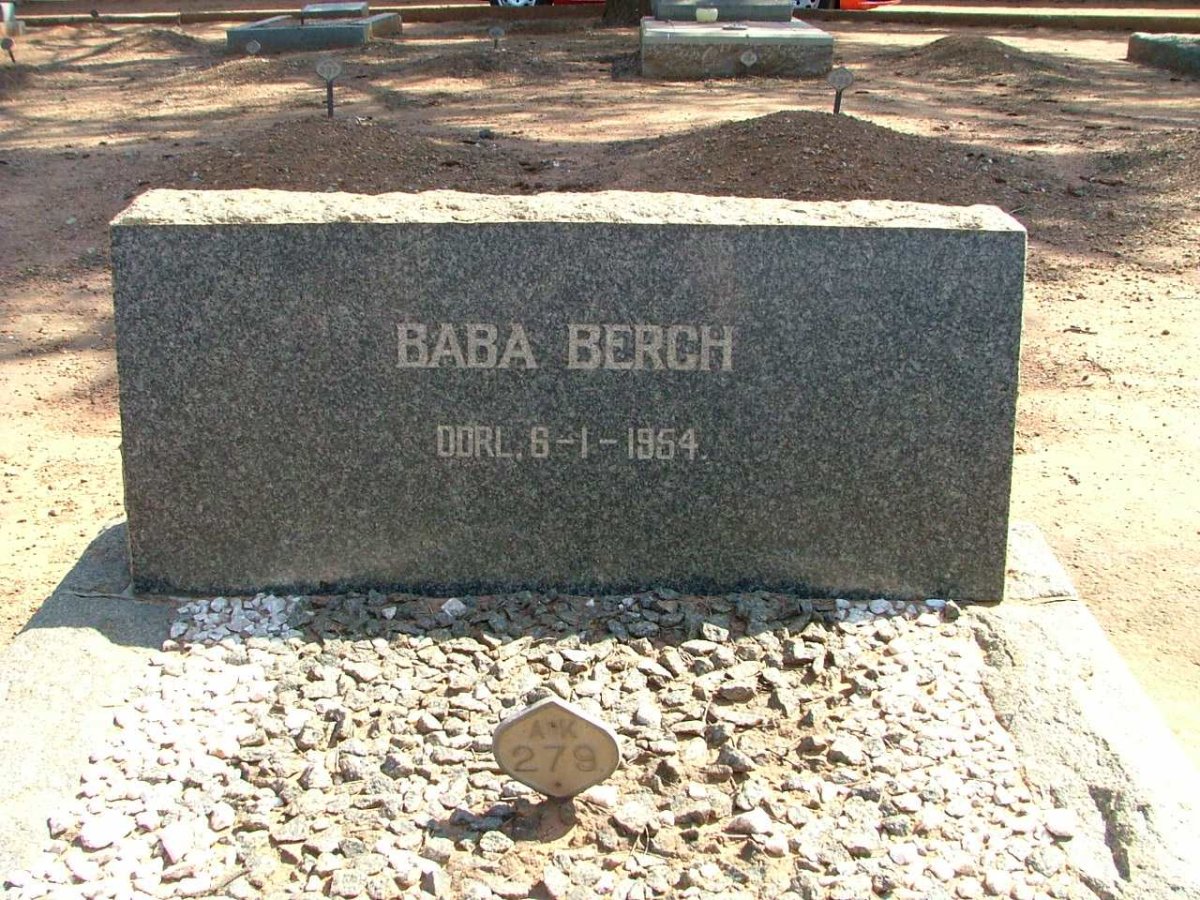 BERGH Baba 1954-1954
