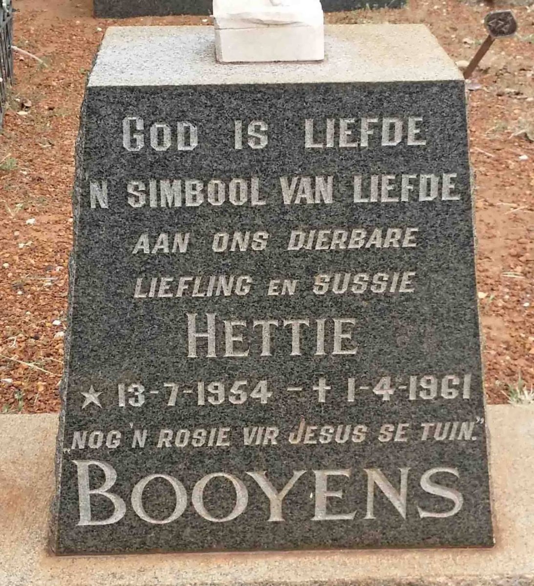 BOOYENS Hettie 1954-1961