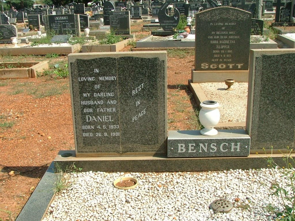 BENSCH Daniel 1933-1981