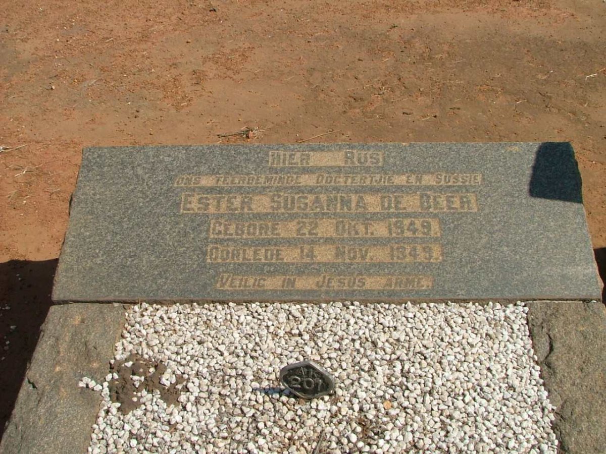 BEER Ester Susanna, de 1949-1949