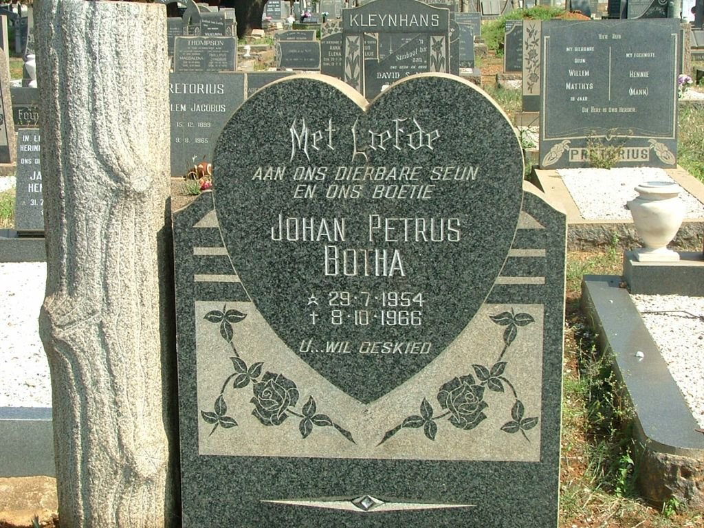 BOTHA Johan Petrus 1954-1966