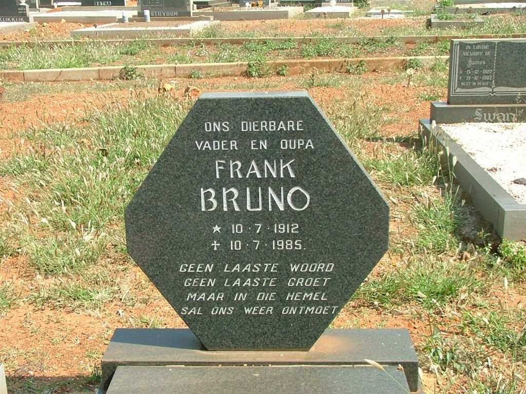 BRUNO Frank 1912-1985