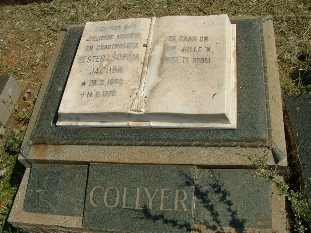 COLLYER Hester Sophia Jacoba 1896-1976