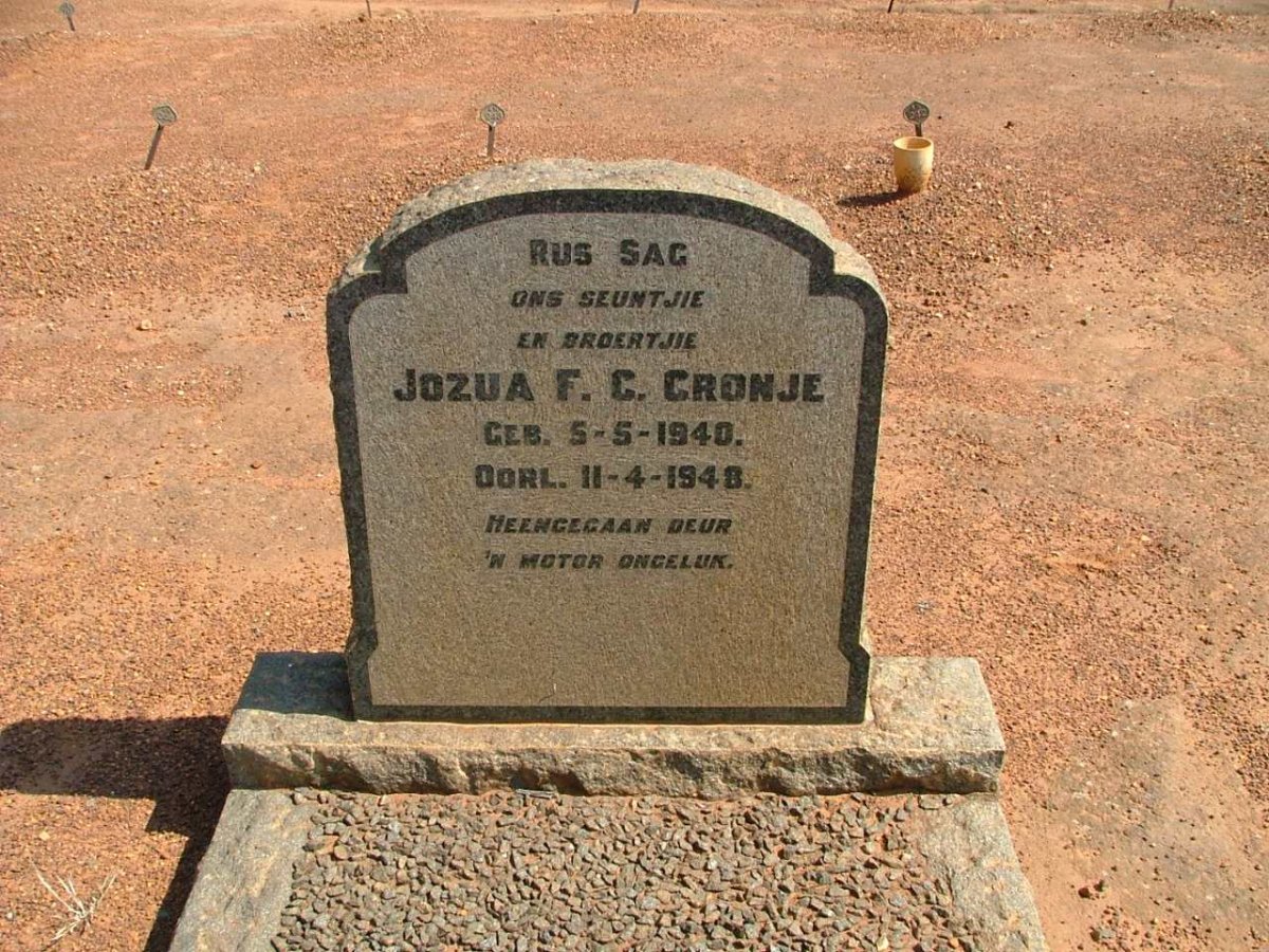 CRONJE Jozua F.C. 1940-1948