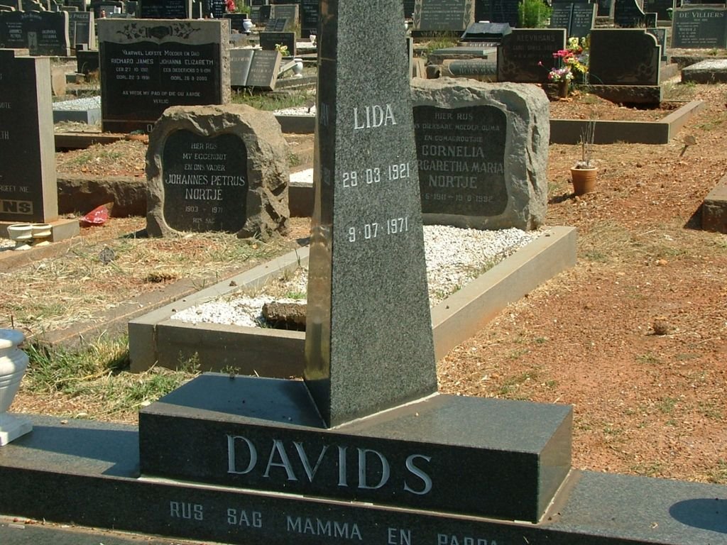 DAVIDS Lida 1921-1971