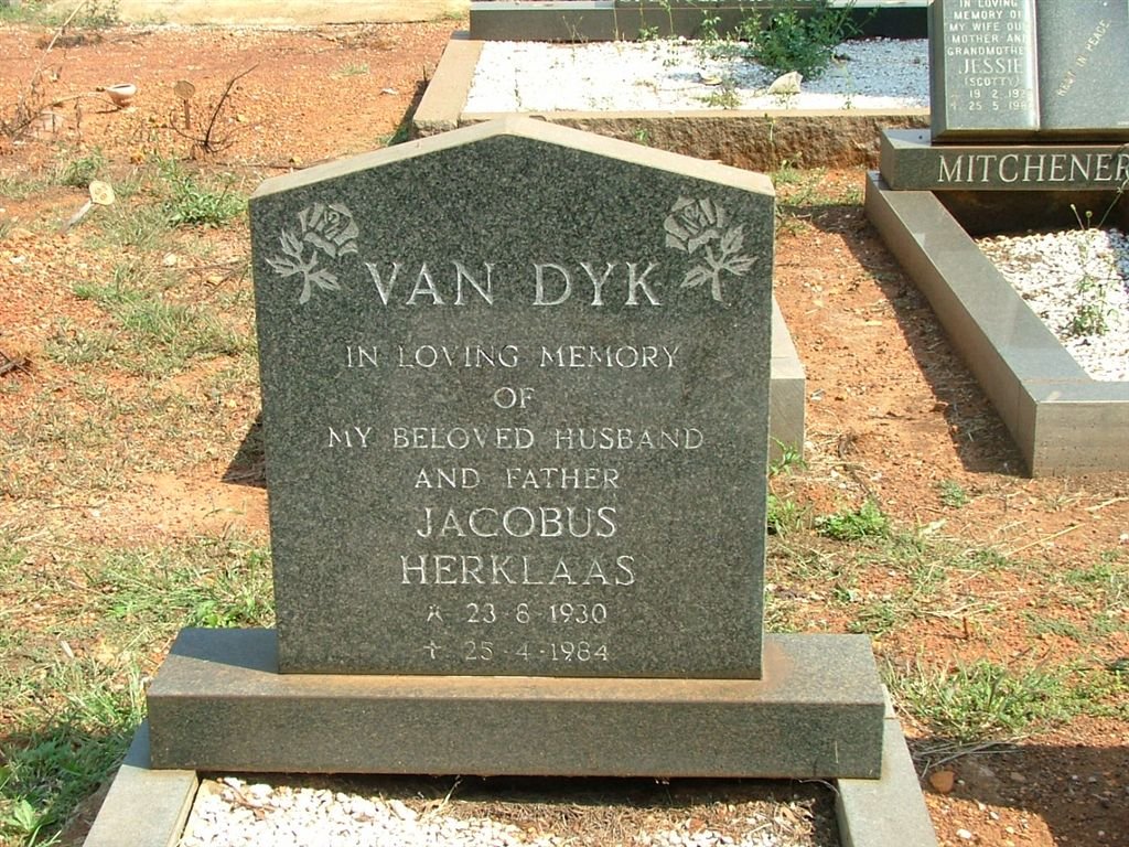 DYK Jacobus Herklaas, van 1930-1984