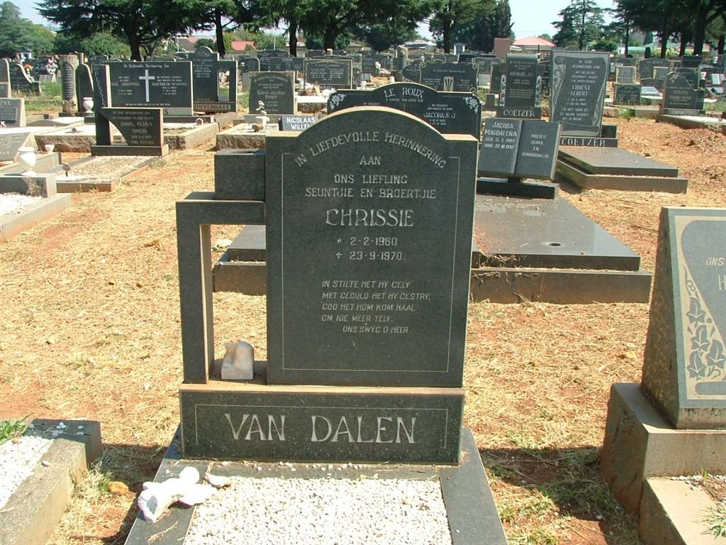 DALEN Chrissie, van 1960-1970