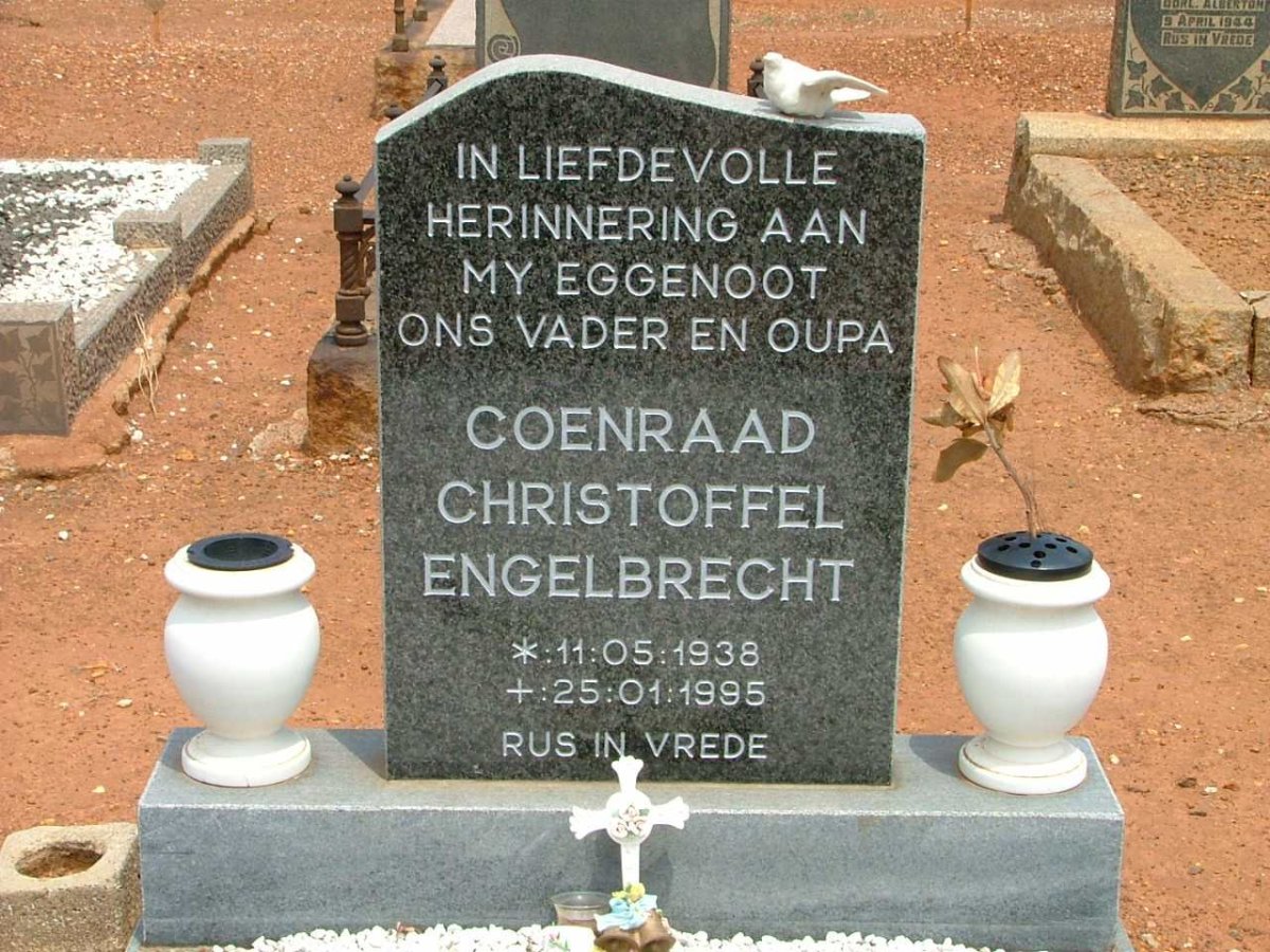 ENGELBRECHT Coenraad Christoffel 1938-1995