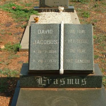 ERASMUS David Jacobus 1894-1978