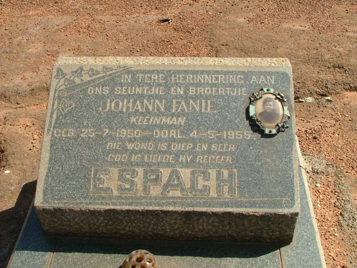 ESPACH Johann Fanie 1950-1955
