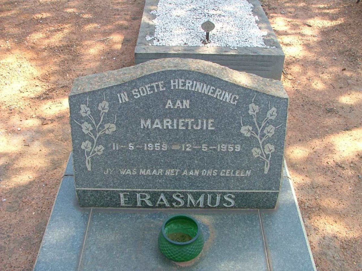 ERASMUS Marietjie 1959-1959