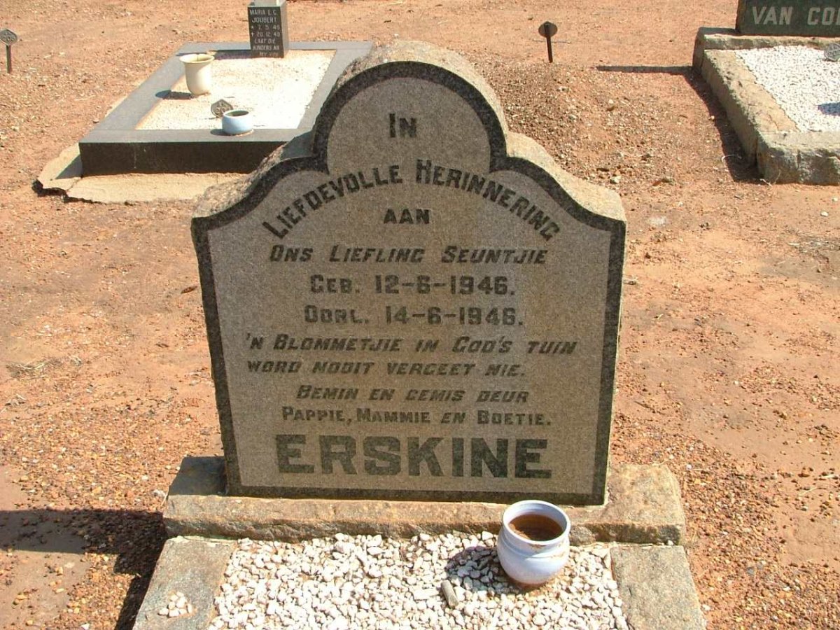 ERSKINE Seuntjie 1946-1946