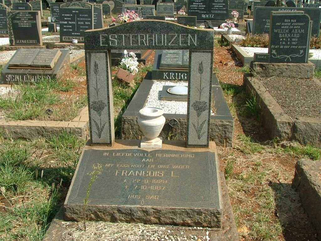 ESTERHUIZEN Francois L. 1929-1967