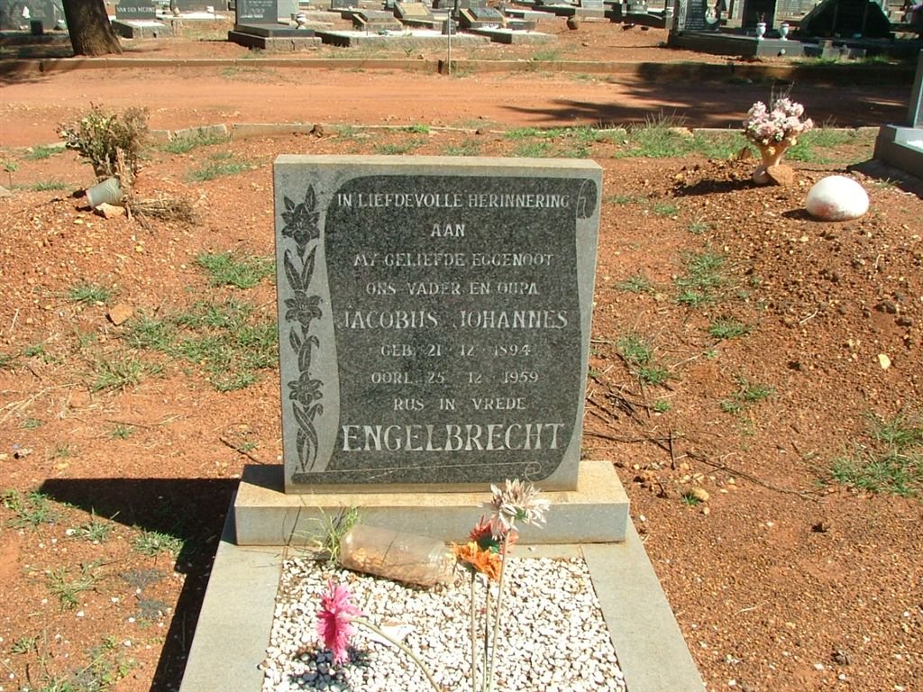 ENGELBRECHT Jacobus Johannes 1894-1959