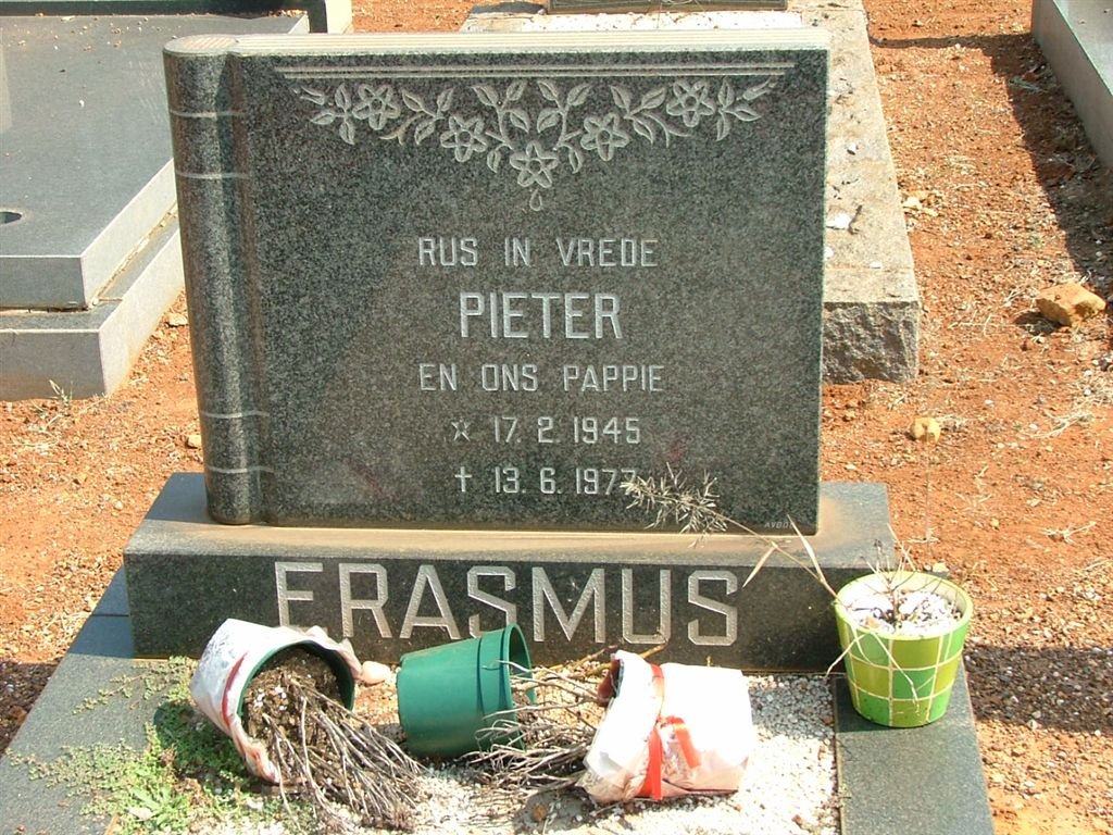 ERASMUS Pieter 1945-1977