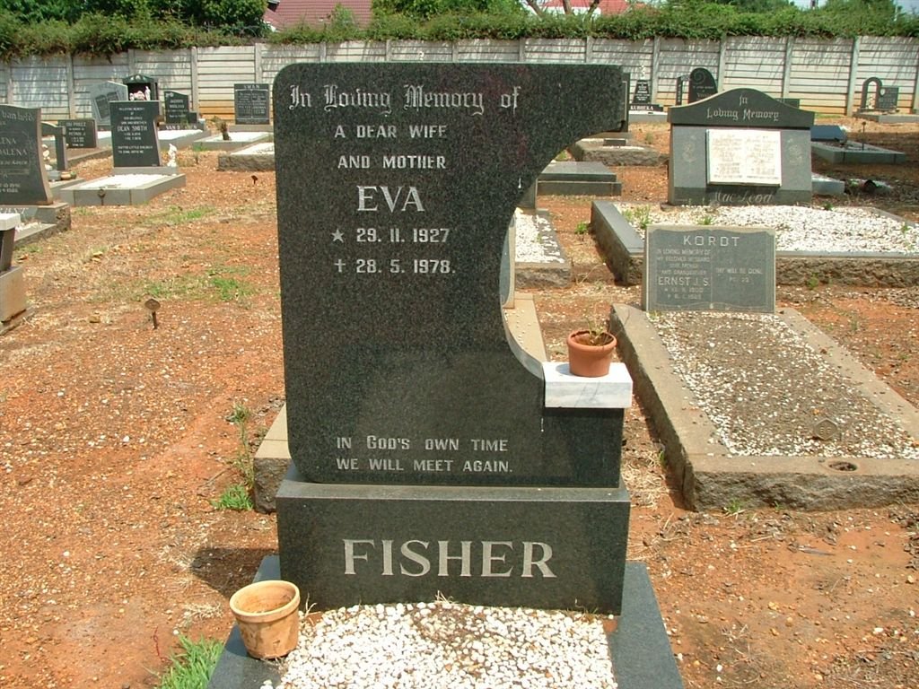 FISHER Eva 1927-1978