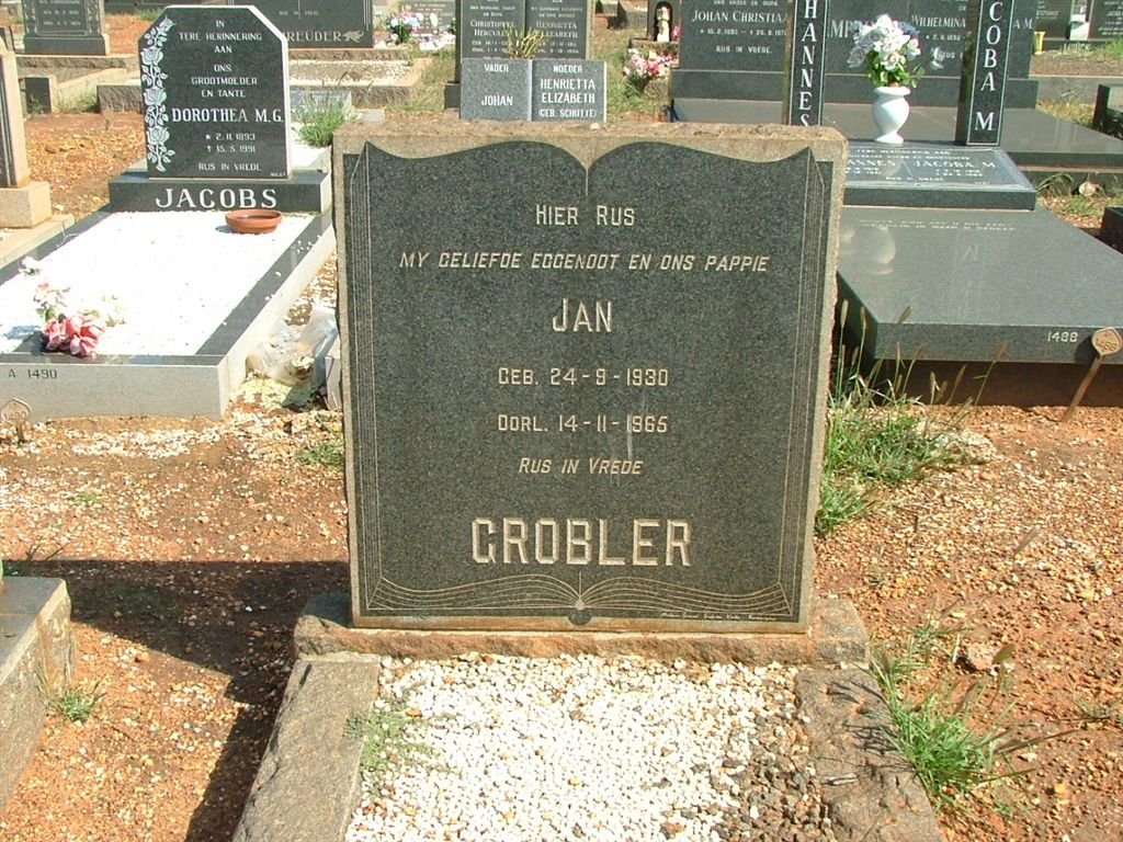 GROBLER Jan 1930-1965