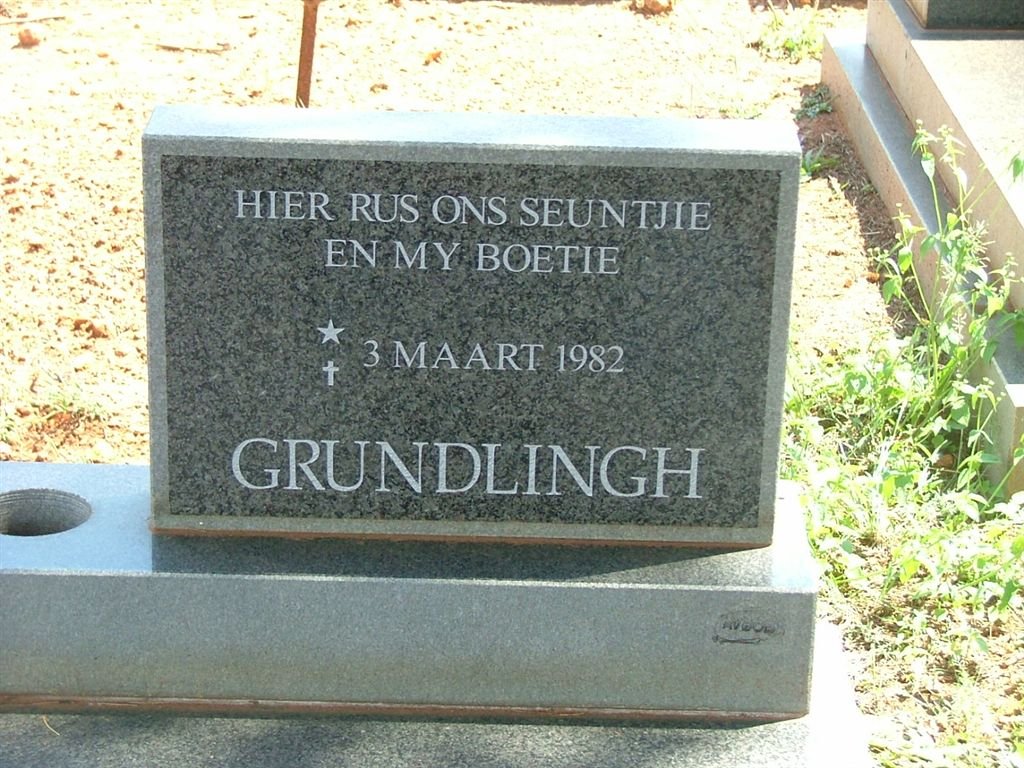 GRUNDLINGH Baba 1982-1982