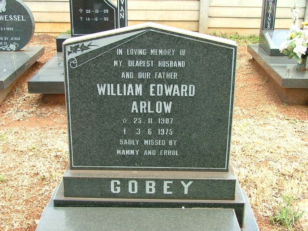 GOBEY William Edward Arlow 1907-1975