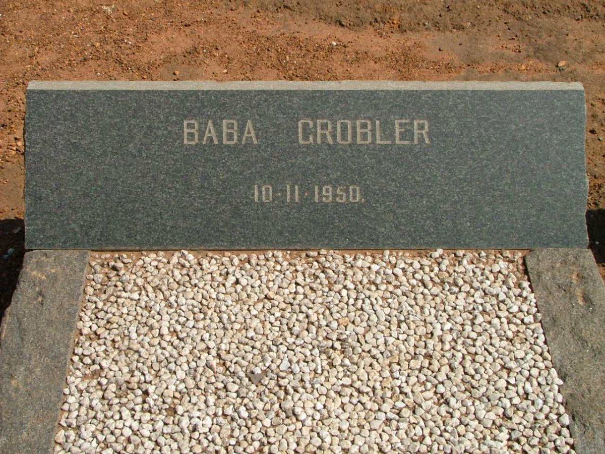 GROBLER Baba 1950-1950