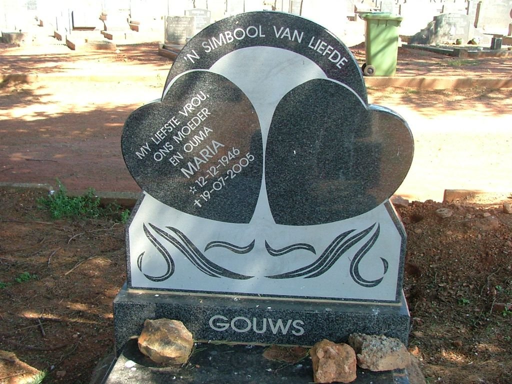 GOUWS Maria 1946-2005