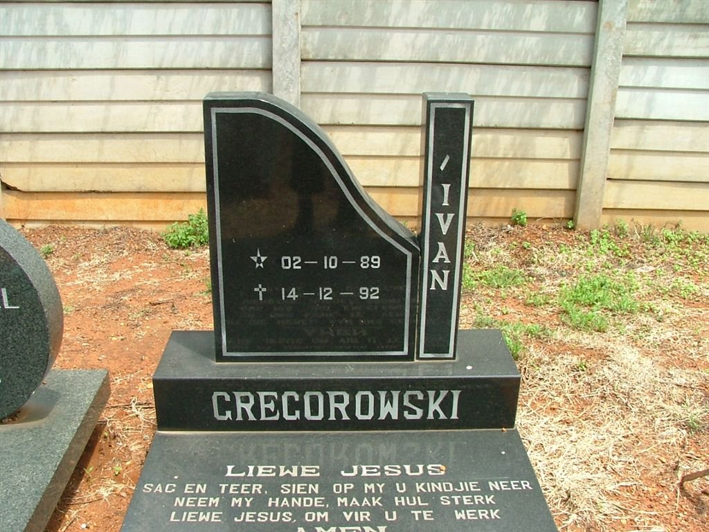 GREGOROWSKI Ivan 1989-1992